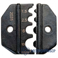 Матрица для установки неизолированных вилочных и кольцевых наконечников при помощи кримперов 1300/8000 (22-8awg; 0,34 - 10 мм2) Paladin Tools PA2031