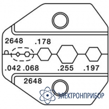 Матрица mini-coax hdtv sma, true 75ohm bnc/tnc, miniuhf: rg174 rg59 rg62 mini-coax для кримперов 1300/8000 Paladin Tools PA2648