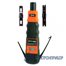 Ударный инструмент surepunch pro pdt для расшивки кабеля на кросс с лезвиями 66 и 110 Paladin Tools PA3586