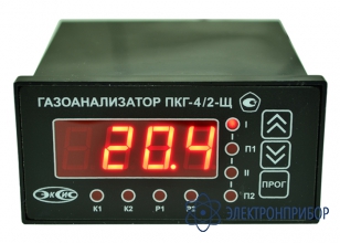 Стационарный двухканальный газоанализатор кислорода в щитовом исполнении (измерительный блок) ПКГ-4/2-Щ-К-YР-ZА