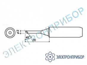 Паяльная сменная головка для паяльников hakko 900l, 908 HAKKO 900 L-T-2C