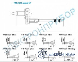 Паяльные сменные композитные головки для hakko fм-2024 N1-06