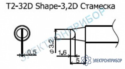 Паяльные сменные композитные головки для станции 942 T2-32D