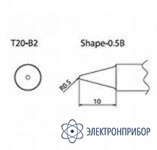 Паяльная сменная композитная головка для станций fx-838 T20-B2
