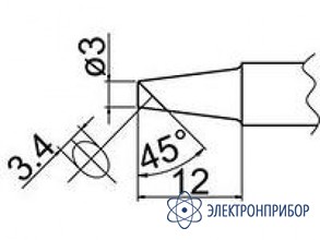 Паяльная сменная композитная головка для станций fx-838 T20-BC3