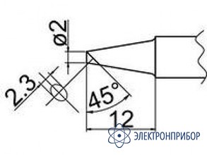 Паяльная сменная композитная головка для станций fx-838 T20-BCF2