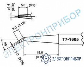 Паяльные сменные композитные головки для станции fм-202 T7-1605