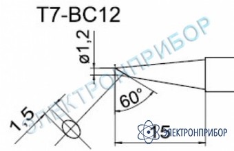 Паяльные сменные композитные головки для станции fм-202 T7-BC12