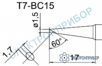 Паяльные сменные композитные головки для станции fм-202 T7-BC15