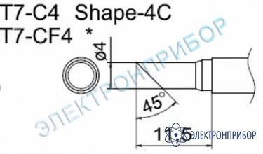 Паяльные сменные композитные головки для станции fм-202 T7-C4