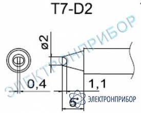 Паяльные сменные композитные головки для станции fм-202 T7-D2