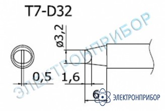 Паяльные сменные композитные головки для станции fм-202 T7-D32