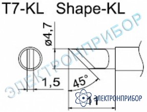 Паяльные сменные композитные головки для станции fм-202 T7-KL