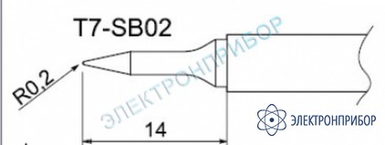 Паяльные сменные композитные головки для станции fм-202 T7-SB02