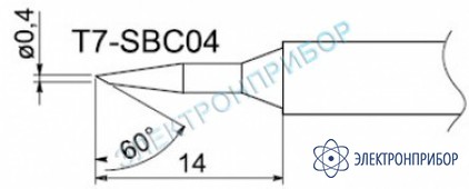 Паяльные сменные композитные головки для станции fм-202 T7-SBC04