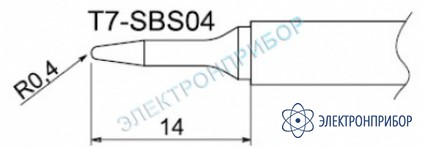 Паяльные сменные композитные головки для станции fм-202 T7-SBS04