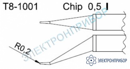 Паяльные сменные композитные головки для термопинцета fм-2022 T8-1001