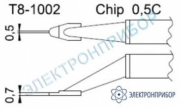 Паяльные сменные композитные головки для термопинцета fм-2022 T8-1002
