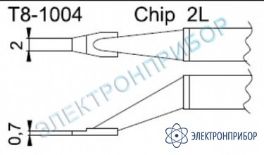Паяльные сменные композитные головки для термопинцета fм-2022 T8-1004