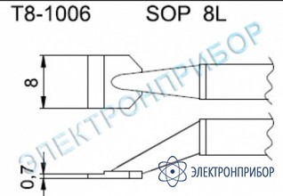 Паяльные сменные композитные головки для термопинцета fм-2022 T8-1006