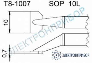 Паяльные сменные композитные головки для термопинцета fм-2022 T8-1007