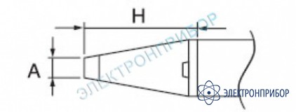 Паяльная сменная головка для термопинцета hakko 950 (c1311) A1577