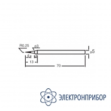 Жало сменное (конус 0,25 мм) набор 10 штук ProsKit SI-S120T-5SB