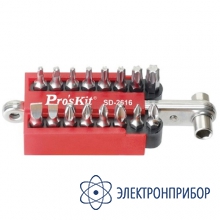 Набор бит с рукояткой-ключом ProsKit SD-2616