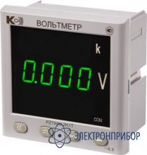 Вольтметр переменного тока, одноканальный (дополнительно 2 порта rs-485 modbus rtu) PZ194U-2K1T 1RS