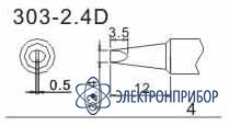 Насадка паяльная Quick 303-2,4D