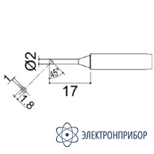 Насадка паяльная Quick QSS960-T-2CM