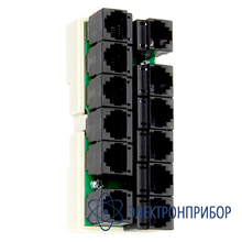 Для подключения до 11 преобразователей дв2 или дтр к блоку индикации ива-6б2 или к линии rs-485 Разветвитель на 12 портов