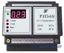 Реле электронное защиты электродвигателей РЭЗЭ-6М