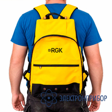 Для gnss приемников (5/8" + 5/8") RGK рюкзак каркасный жёлтый