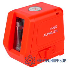 Лазерный уровень (красный луч / 10м) RGK ALPHA 201