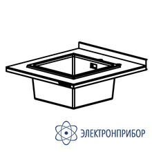 Столешница лабораторная 730х700мм с отверстием 408х408мм с нержавеющей раковиной С-О2-7,3-7 LAB нержавеющая сталь