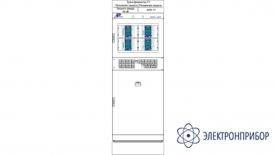 Шкаф защит двухобмоточного трансформатора, аув стороны вн и нн и автоматического регулирования напряжения ШЭРА-Т-4007