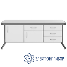 Стол лабораторный пристенный низкий СЛ-180.80.76