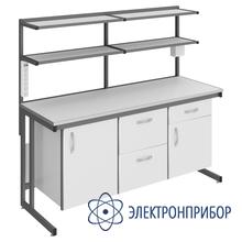 Стол лабораторный пристенный высокий СЛ-180.80.90
