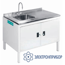 Основание стола-мойки лабораторного 1200*700мм СМ-12-7 LAB RAL9010