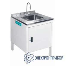 Основание стола-мойки лабораторного 650*700мм СМ-6,5-7 LAB RAL9010