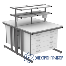 Стол лабораторный островной высокий СО-120.160.90
