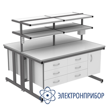 Стол лабораторный островной низкий СО-150.128.76