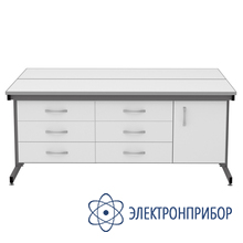 Стол лабораторный островной низкий СО-150.160.76
