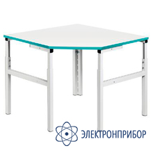 Угловой соединительный лабораторный стол 700*1050мм, полипропилен УСС-СУ-7 LAB RAL9010