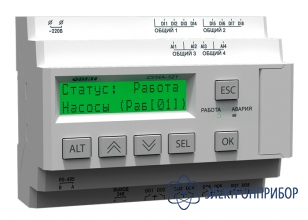 Контроллер для групп насосов с поддержкой датчиков 4…20 ма и rs-485 СУНА-121