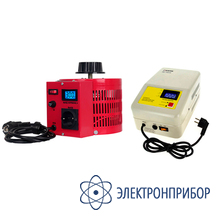 Комплект однофазного автотрансформатора латр и электромеханического стабилизатора напряжения SUNTEK 1000ВА RED (4А, 0-300В) + SUNTEK ЭМ 1000 ВА