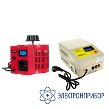 Комплект однофазного автотрансформатора латр и электромеханического стабилизатора напряжения SUNTEK 2000ВА RED (8А, 0-300В) + SUNTEK ЭМ 2000 ВА