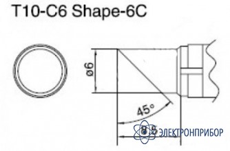 Паяльная сменная композитная головка для станций 938 T10-C6