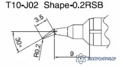 Паяльная сменная композитная головка для станций 938 T10-J02